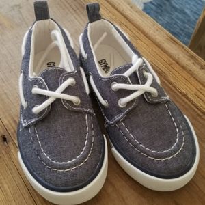 Toddler boy boat shoes